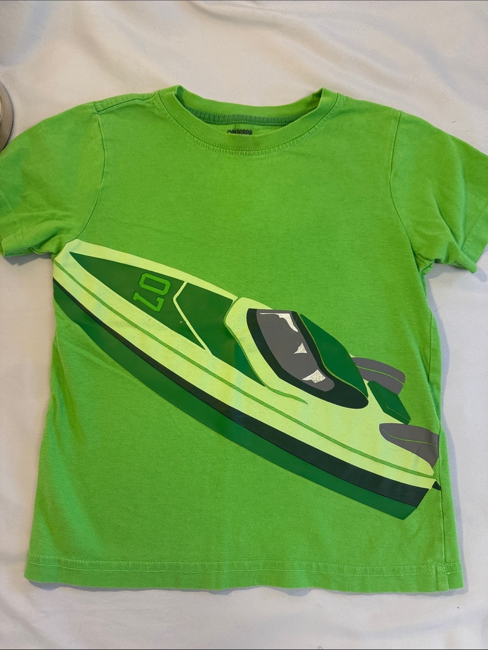 Gymboree Green Boat Graphic Tee